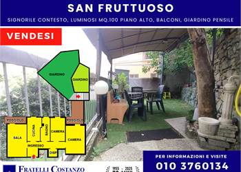 San Fruttuoso | Signorili VANI 6 piano alto, giardino pensile