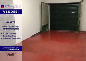 Quarto | Ampio box doppio di MQ.29,20 nuova costruzione, comodo doppio ingresso