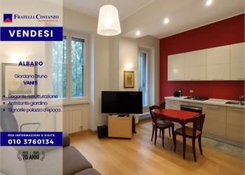  Albaro | In rinnovato stabile d'epoca, ristrutturati perfetti graziosi MQ.60 con giardino