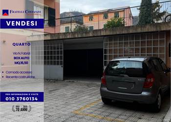Quarto | Via Nicola Fabrizi comodo box auto MQ.16,50 recente costruzione